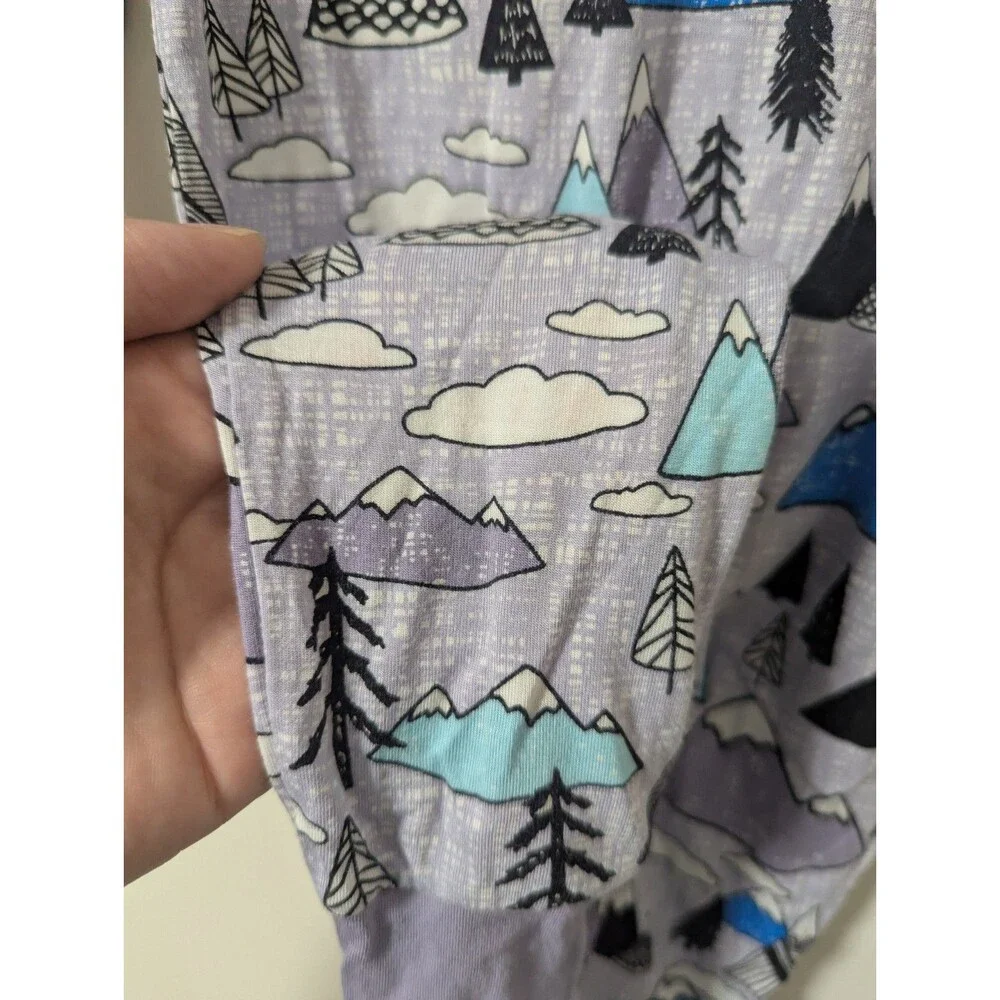 Little Sleepies OG Mountains Zippy PJs size 3-6 Months